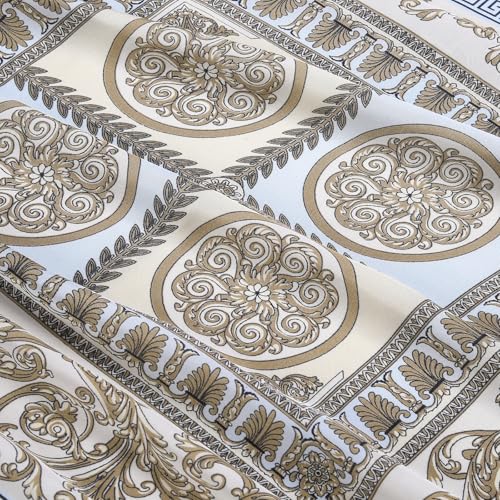 Stlvoll 27.5" Silk Neck Scarf of Women's Fashion Head Scarf Square Neck Satin Scarfs for Bag Hair Scarves Gift - color: Beige