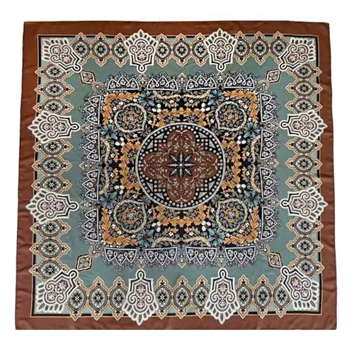 41" Large Square Scarf Hairscarf Fashion Scarves Hair Wrapping Scarfs Night Sleeping Headscarf for Women B06 - color: B0612