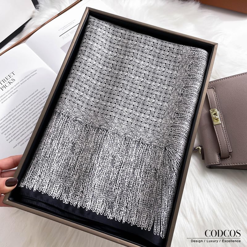 Women's Square Silk Like Head Scarf Large 35 inch Silk Feeling Hair Wrapping Satin Scarves for Sleeping Bandanas - color: A005 Twill Linen Grey