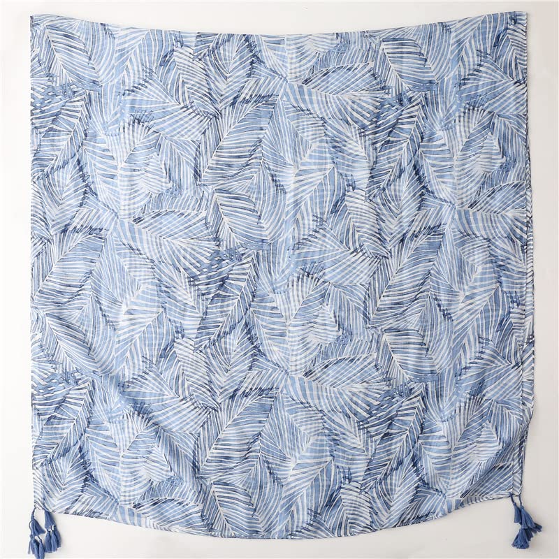 WZX Boho Scarf for Women, 70"x35" Large Lightweight Shawl Wrap for Travel, Sun Protection, Office & All-Season Wear - color: 011